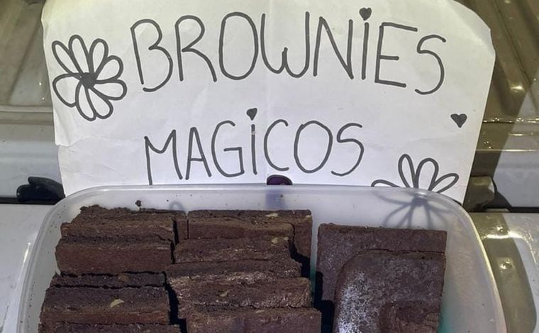 FOTO: Brownies mágicos.