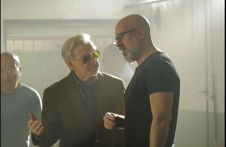 FOTO: Rodrigo Vila dirige a Harvey Keitel en 