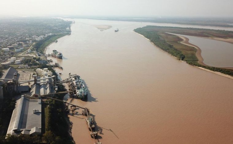 FOTO: Preocupa la nueva bajante del río Paraná.