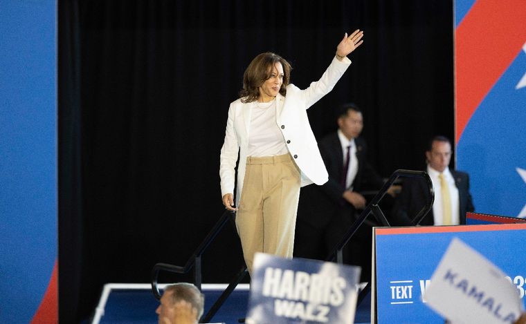 FOTO: Kamala Harris, candidata presidencial demócrata de Estados Unidos. (Foto: NA)