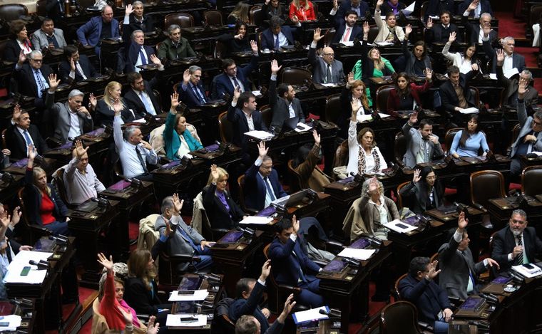 FOTO: La oposición le dio otro golpe al oficialismo en la Cámara de Diputados.