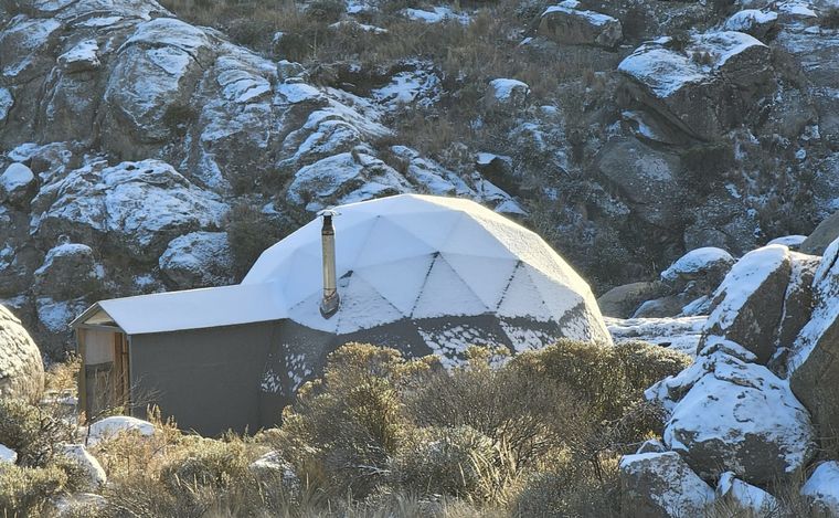 FOTO: Llegó la nieve a Córdoba: mirá las primeras imágenes de las Altas Cumbres.