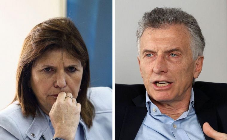 FOTO: Bullrich vs. Macri.