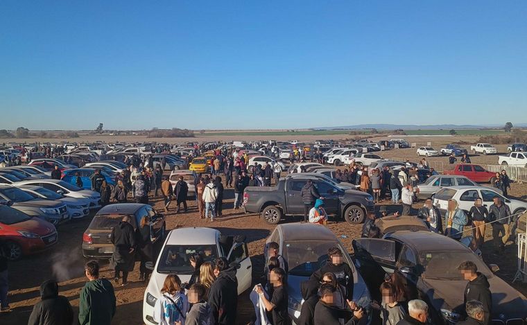 FOTO: Los Cedros tiene unos mil habitantes. En la fiesta había más de cinco mil personas.