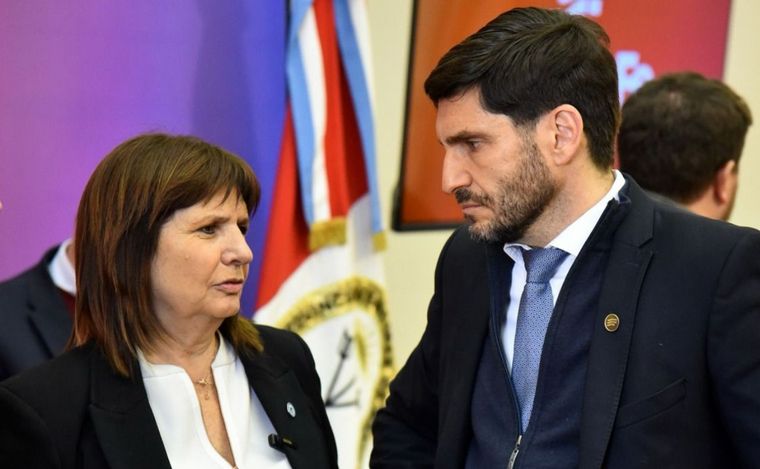 FOTO: Bullrich y Pullaro celebraron baja de homicidios: 