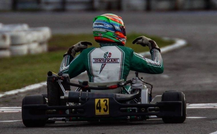 FOTO: Colapinto se destacó en el karting con el #43, usará ese número en la F1