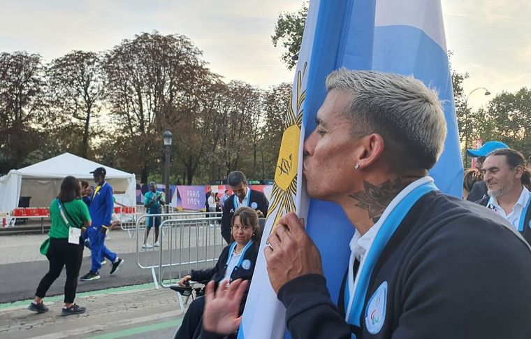 FOTO: La delegación Argentina en la ceremonia inaugural de los Juegos Paralímpicos