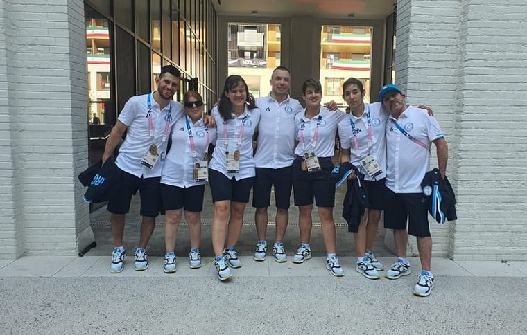 FOTO: La delegación Argentina en la ceremonia inaugural de los Juegos Paralímpicos