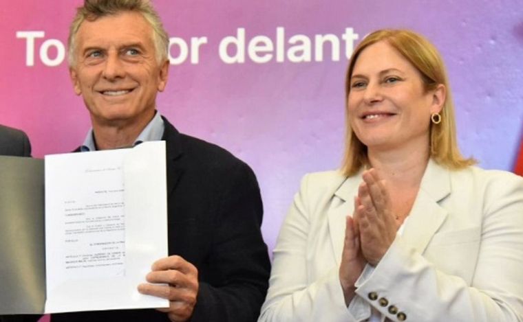 FOTO: Mauricio Macri y Gisela Scaglia.