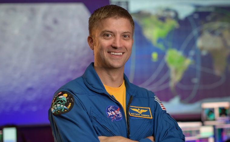 FOTO: Matthew Dominick, astronauta de la misión SpaceXCrew-8 que va a la Luna. (NASA)