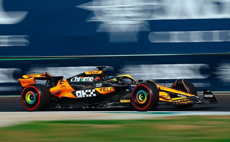 FOTO: Norris confirmó su gran momento y el de McLaren con su pole en Monza