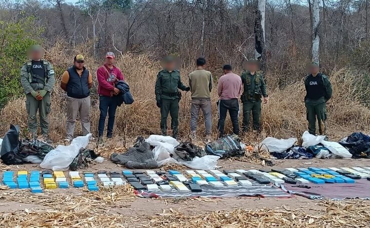 FOTO: Detuvieron a 11 personas con 202 kilos de cocaína. (Argentina.gob.ar)