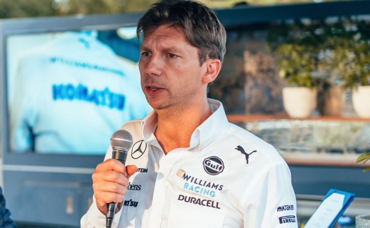 FOTO: James Vowles, jefe de equipo de Williams. (Foto:@WilliamsRacing)