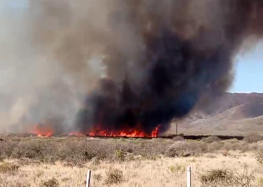 FOTO: Nuevo foco de incendio entre Capilla del Monte y San Esteban