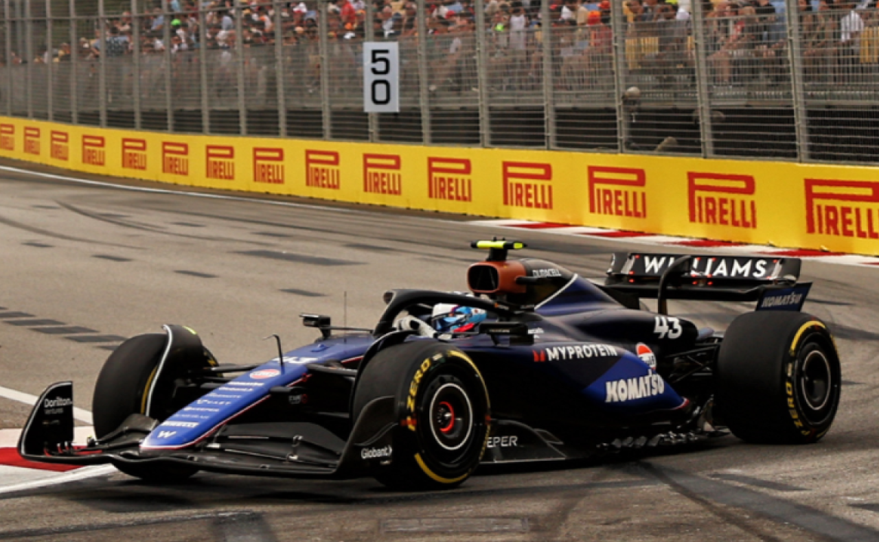 FOTO: Colapinto fue 16° en la FP2 de Singapur