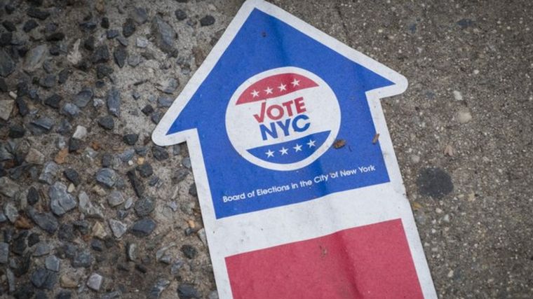 FOTO: Nueva York: elecciones y maratón en simultáneo (Foto: @nycgob)