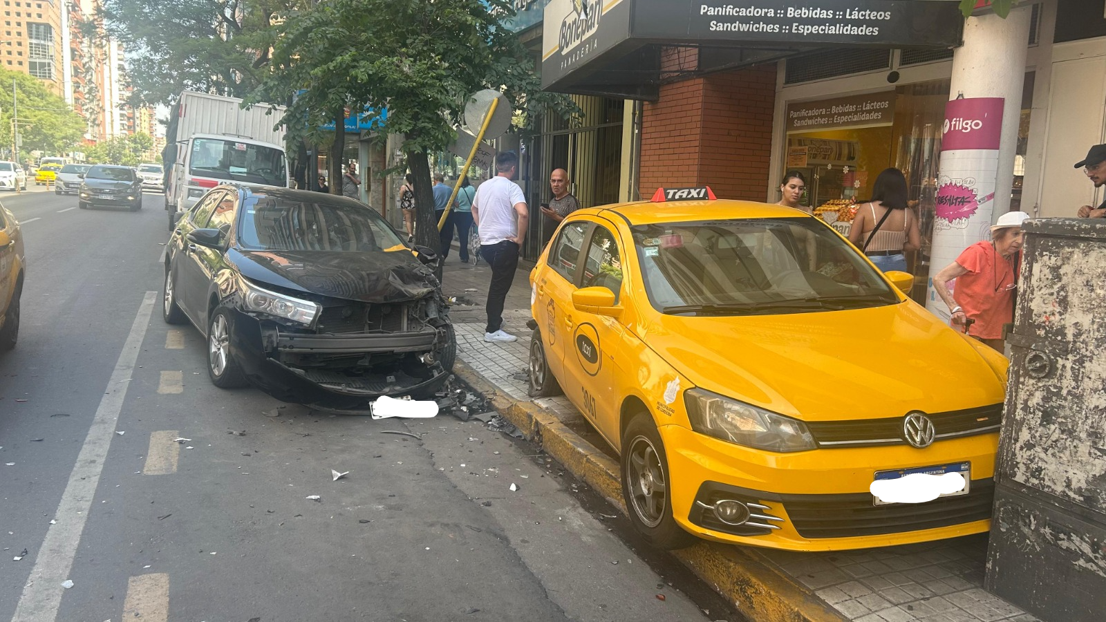 FOTO: Choque en Av. Colón