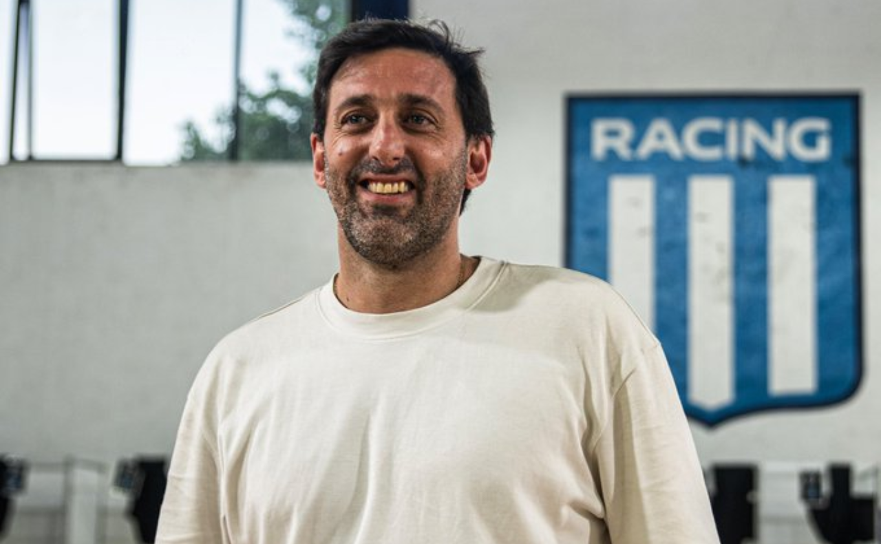 FOTO: Diego Milito, el nuevo presidente. (Foto: @RacingClub)