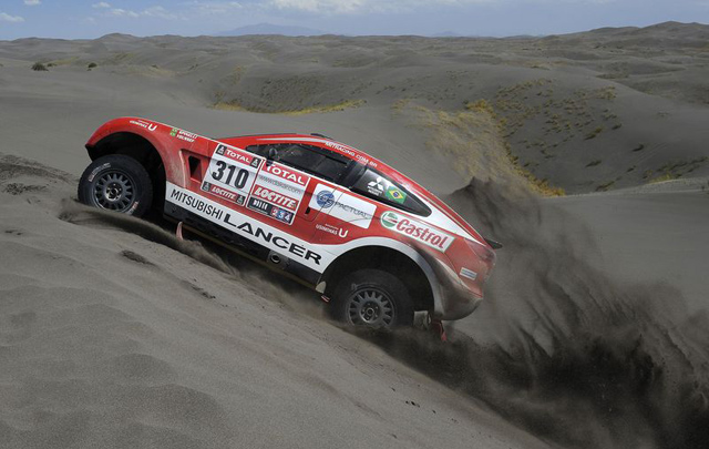 FOTO: Stephane Peterhansel en la 2º etapa del Rally Dakar