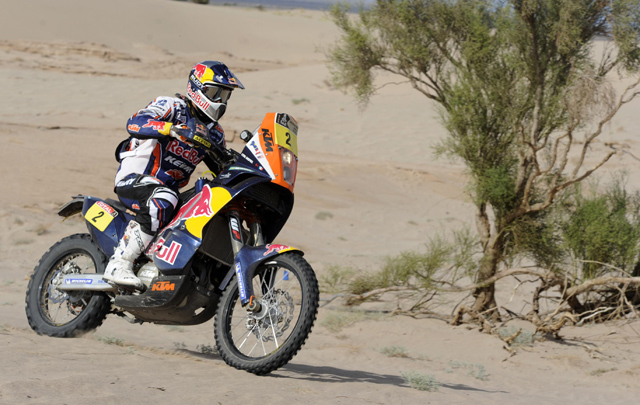 FOTO: Boris Garafulic en la 5º etapa del Dakar 2012