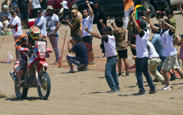 FOTO: Joan Barreda en la 9º etapa del Dakar 2012