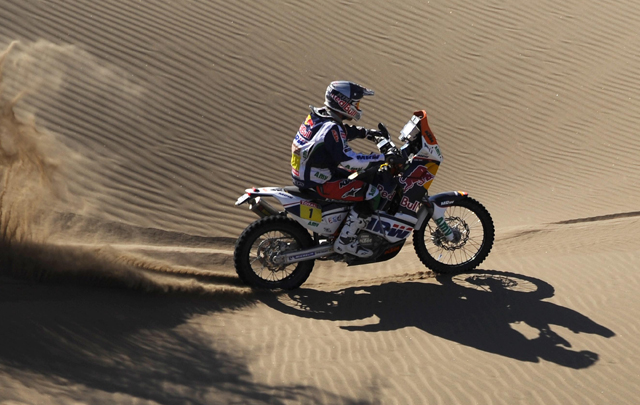 FOTO: Cyril Despres en la 10º etapa del Dakar 2012