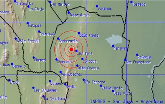 Un sismo sacudió a las Sierras Chicas de Córdoba ...