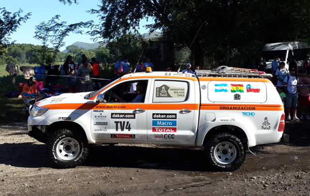 FOTO: Largada del Dakar en Rosario