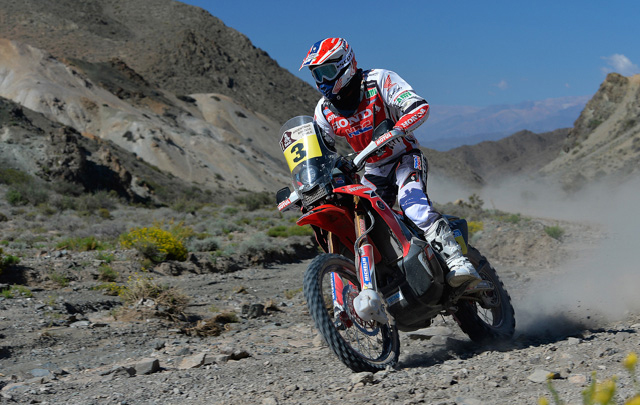 FOTO: Briskindov en la tercera etapa del Dakar 2014