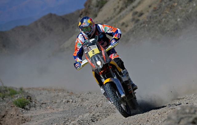 FOTO: Dabrowski en la tercera etapa del Dakar 2014