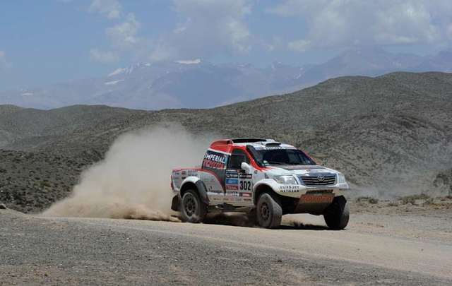 FOTO: Despres en la tercera etapa del Dakar 2014