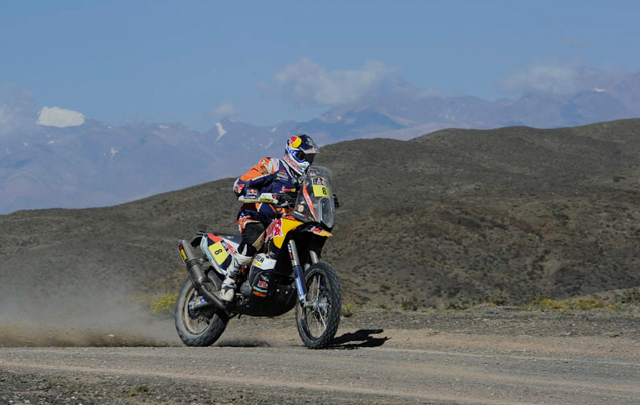 FOTO: Grabham en la tercera etapa del Dakar 2014