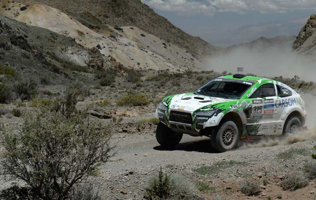 FOTO: Orly Terranova en la tercera etapa del Dakar 2014