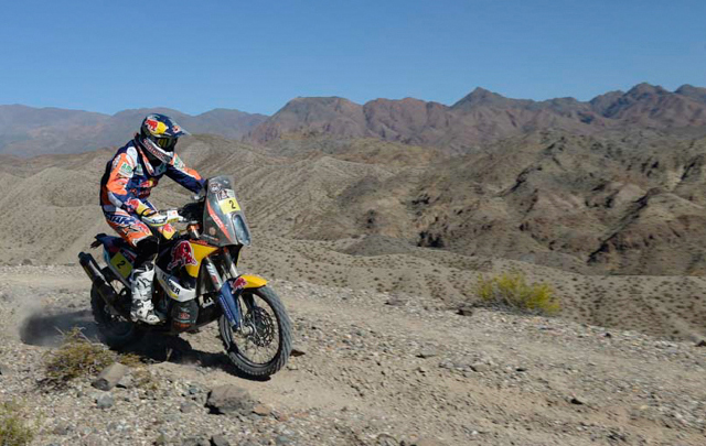 FOTO: Coma en la cuarta etapa del Dakar 2014