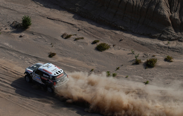 FOTO: Krzysztof en la cuarta etapa del Dakar 2014