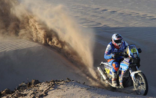 FOTO: Gouet Coma en la quinta etapa del Dakar 2014