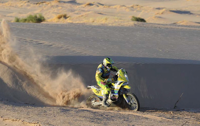 FOTO: Guiral en la quinta etapa del Dakar 2014