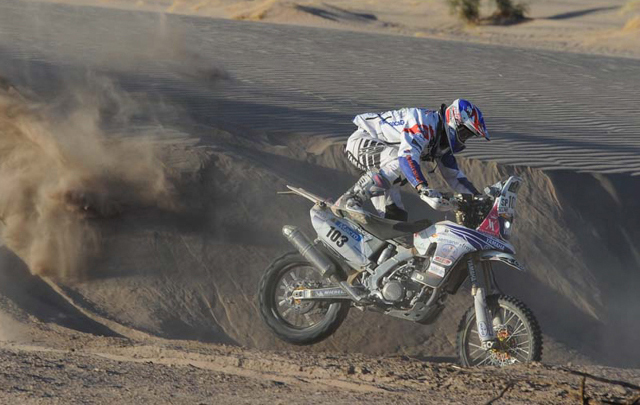 FOTO: Svitko en la quinta etapa del Dakar 2014