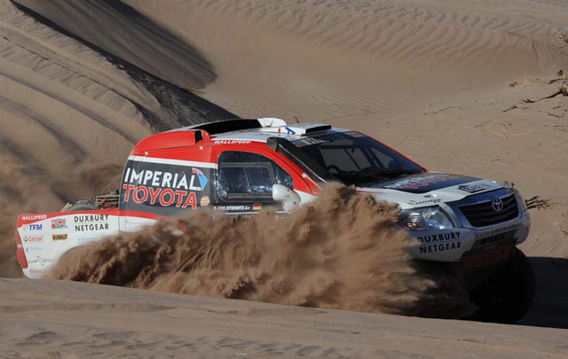 FOTO: De Souza en la quinta etapa del Dakar 2014