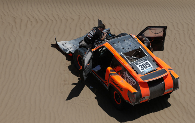 FOTO: Dunas de la novena etapa del Dakar 2014