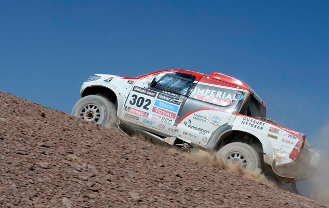 FOTO: Despres en la undécima etapa del Dakar 2014