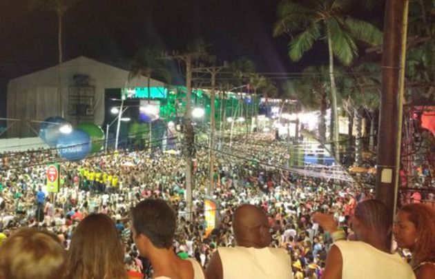 FOTO: Gabriela Tessio vivió el carnaval de Bahía.