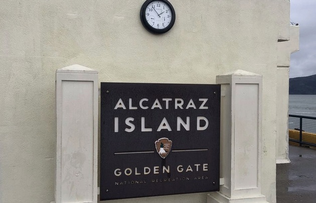 FOTO: Agustina Vivanco recorrió la ex cárcel de Alcatraz en San Francisco.