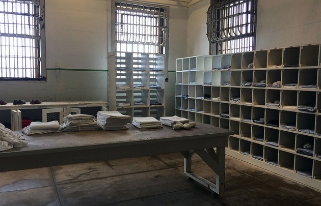 FOTO: Agustina Vivanco recorrió la ex cárcel de Alcatraz en San Francisco.