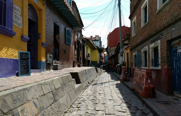 FOTO: Barrio La Candelaria, en el centro antiguo de Bogotá.