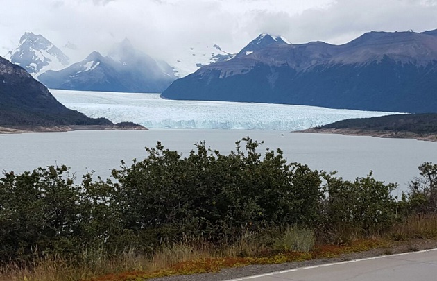 FOTO: El circuito permite apreciar la gran mole blanca.