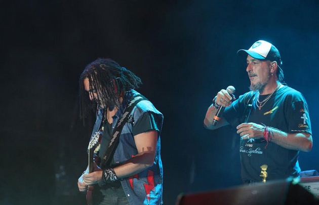 FOTO: Kapanga en la última noche del Cosquín Rock 2017