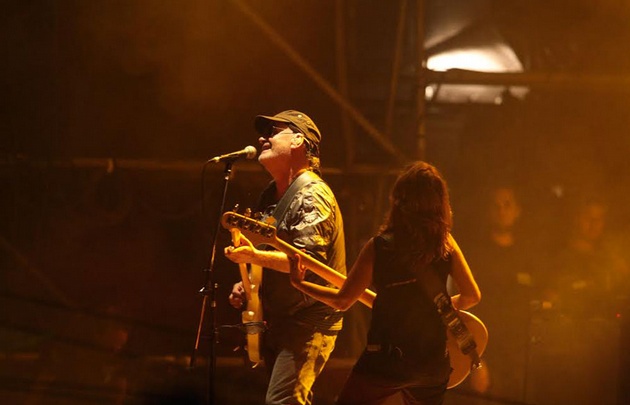 FOTO: Las Pelotas en la última noche del Cosquín Rock 2017