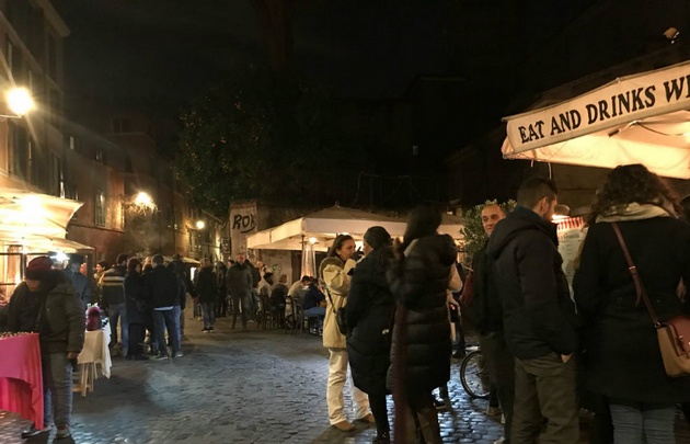 FOTO: La mejor gastronomía italiana, en Trastevere