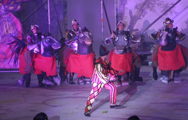 FOTO: El acto central estuvo inspirado en Los Huarpes, pueblo originario.